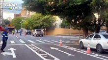 Atenção, motoristas: trânsito é bloqueado provisoriamente na rua Minas Gerais