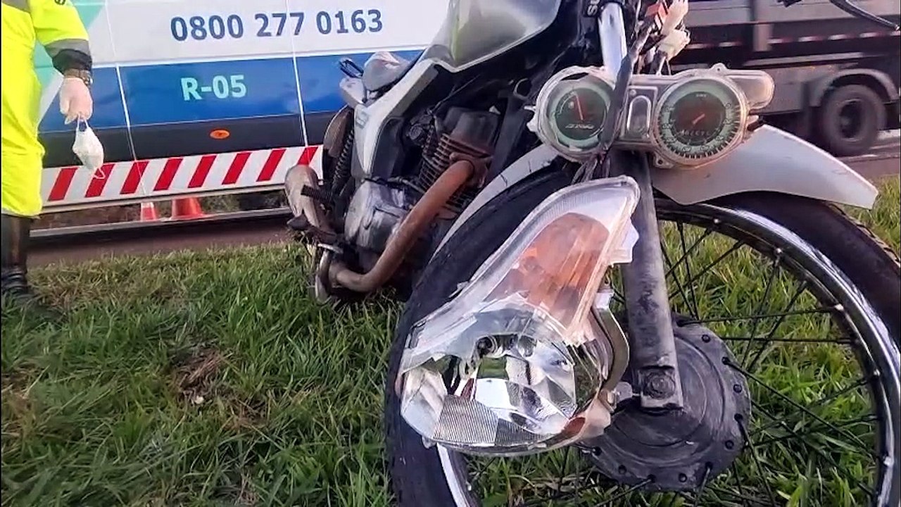 Acidente na BR-277 entre Santa Tereza do Oeste e Céu Azul deixa casal ferido