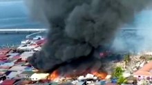 Infierno en Malasia: incendio arrasa mil viviendas y deja más de 9 mil damnificados 🚨🔥