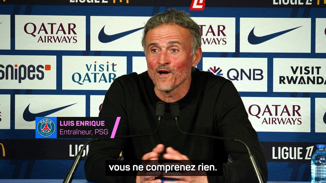 PSG - Luis Enrique : "On va jouer 9 matches en 27 jours"