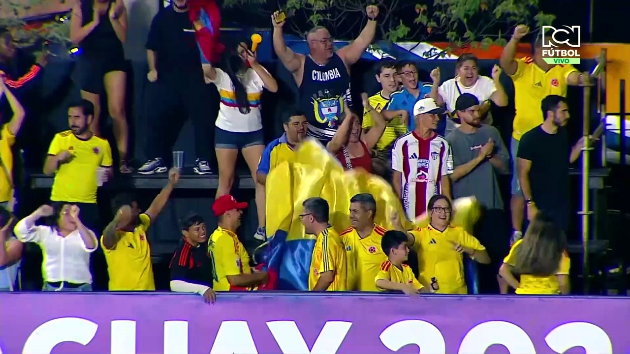 Gol de Colombia (1-0) en la final del Sudamericano sub-17
