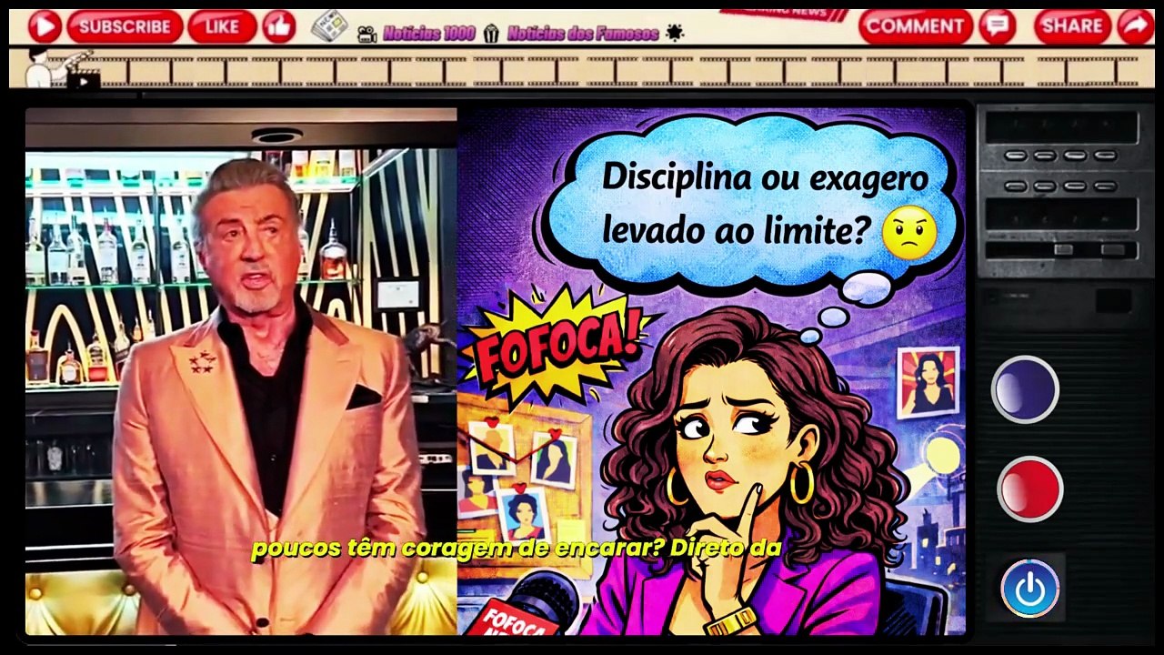 💪Aos 79, #sylvesterstallone  #desafia o #tempo e mostra que #disciplina é o segredo da #juventude!😱Notícias 100 notícias dos Famosos