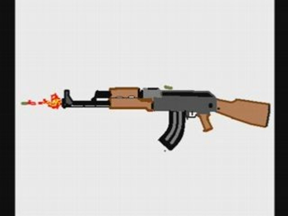 How to draw a ak-47