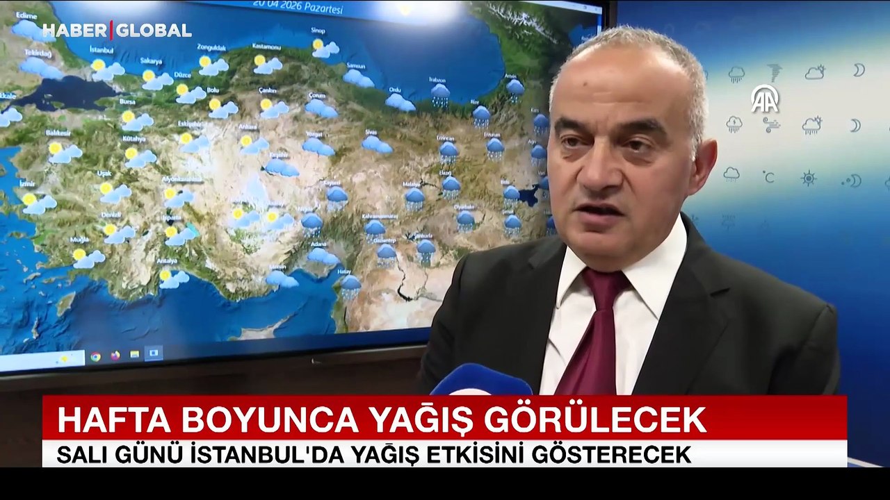 14 il için sarı kodlu uyarı: Hafta boyunca yağış görülecek