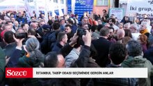 İstanbul Tabip Odası seçiminde gergin anlar... AKP ve MHP'nin birleştiği liste kaybetti
