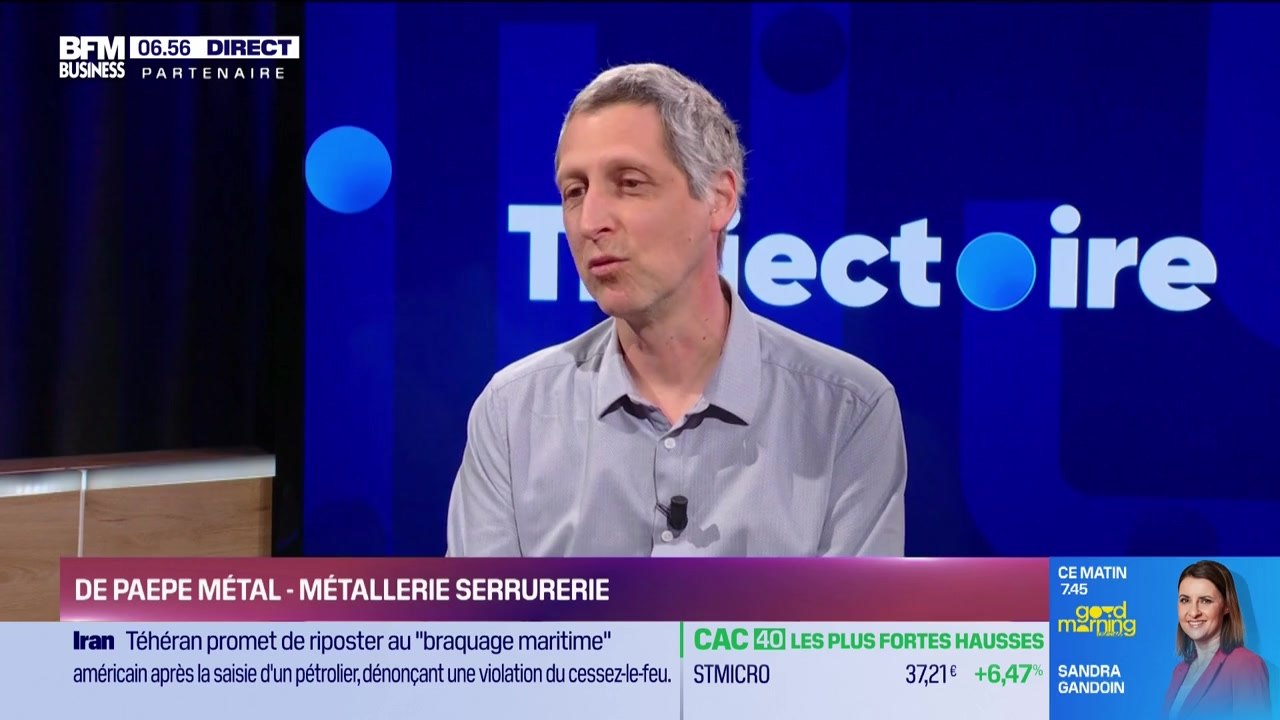 Trajectoire : De Paepe Métal, métallerie serrurerie - 20/04