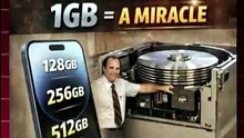 1GB Hard Drive का वजन 250KG !!!