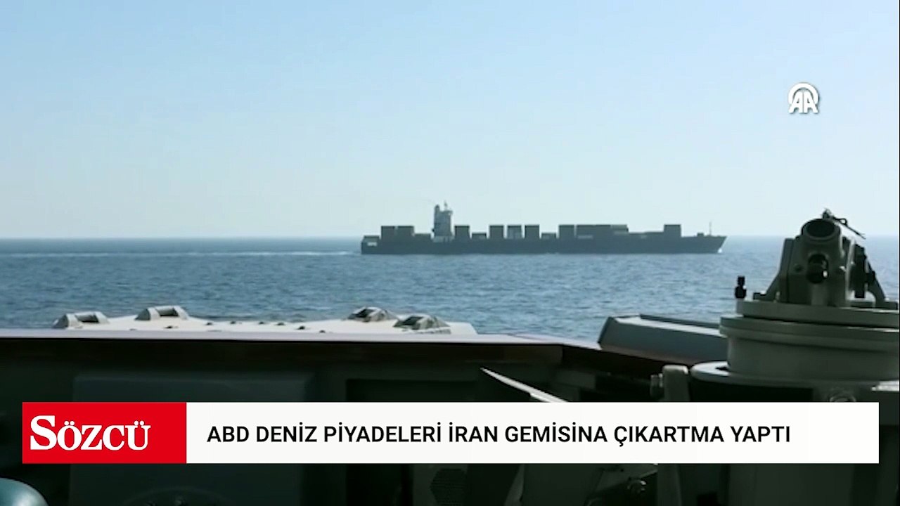 ABD deniz piyadeleri İran gemisine çıkartma yaptı