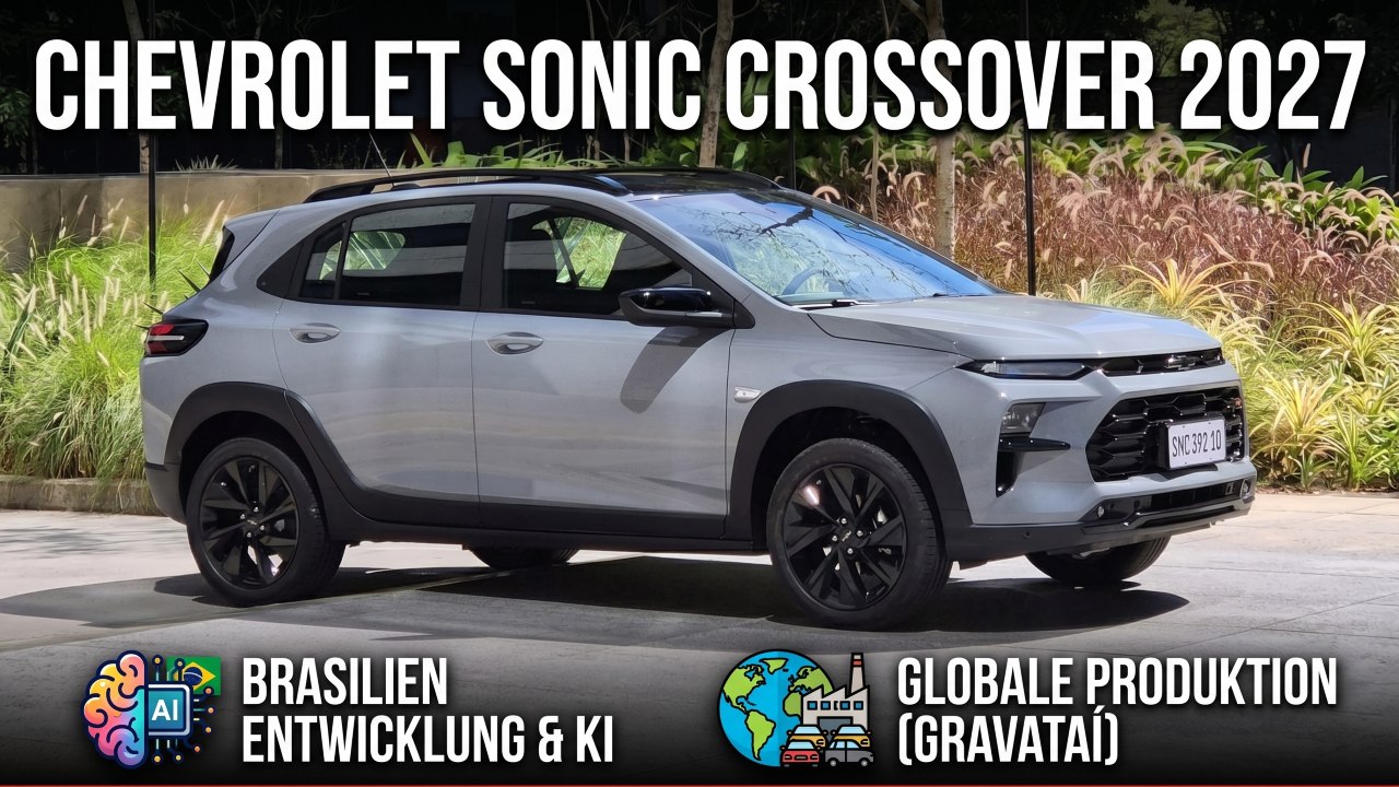 2027 Chevrolet Sonic Crossover: Hightech & globaler Anspruch