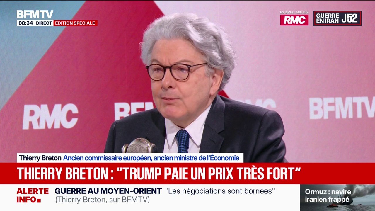 Guerre au Moyen-Orient: "L'Iran commence à souffrir du blocus", estime Thierry Breton, ancien ministre de l’Économie