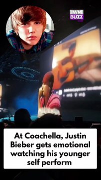 Justin Bieber takes an emotional trip down memory lane at Coachella, revisiting his younger self perform “Cry Me a River