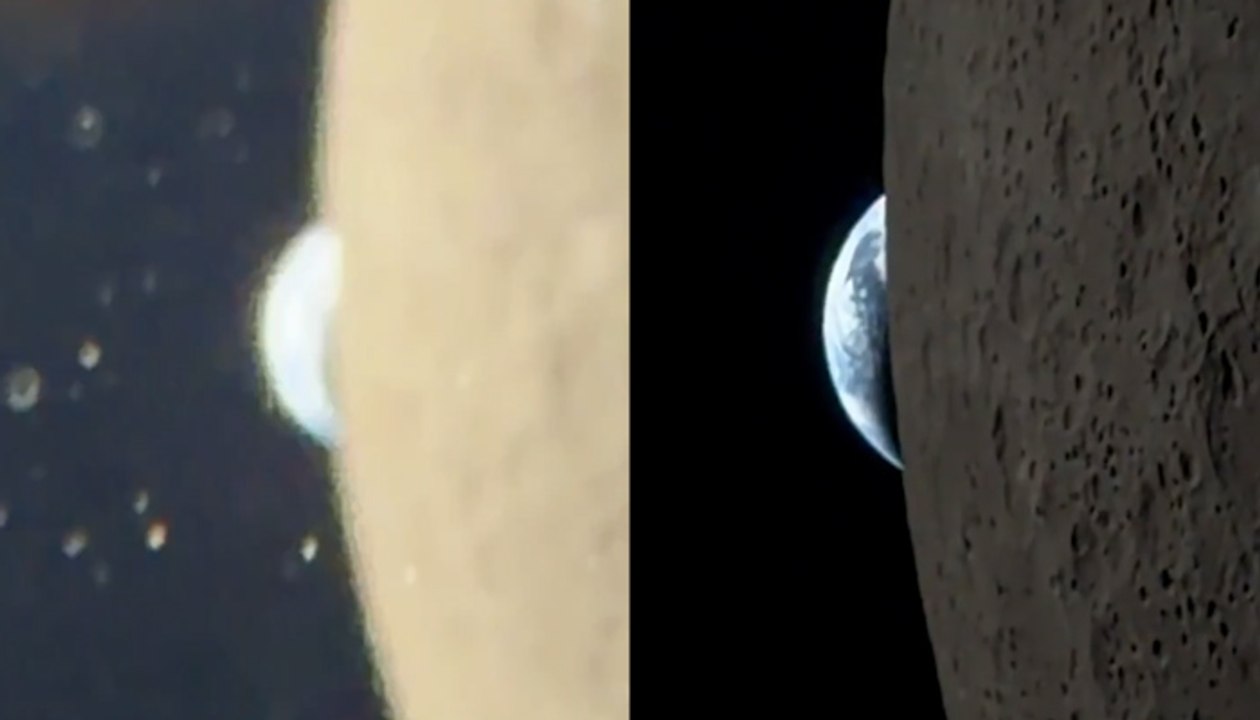 Artemis Astronaut Captures Jaw-Dropping Earthset from Space | Rare iPhone View