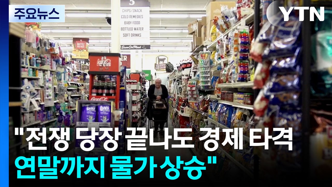 "전쟁 당장 끝나도 경제 타격...연말까지 물가 상승" / YTN