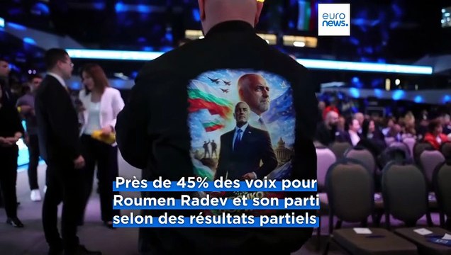 Bulgarie : l'ex-président prorusse Roumen Radev arrive en tête des législatives