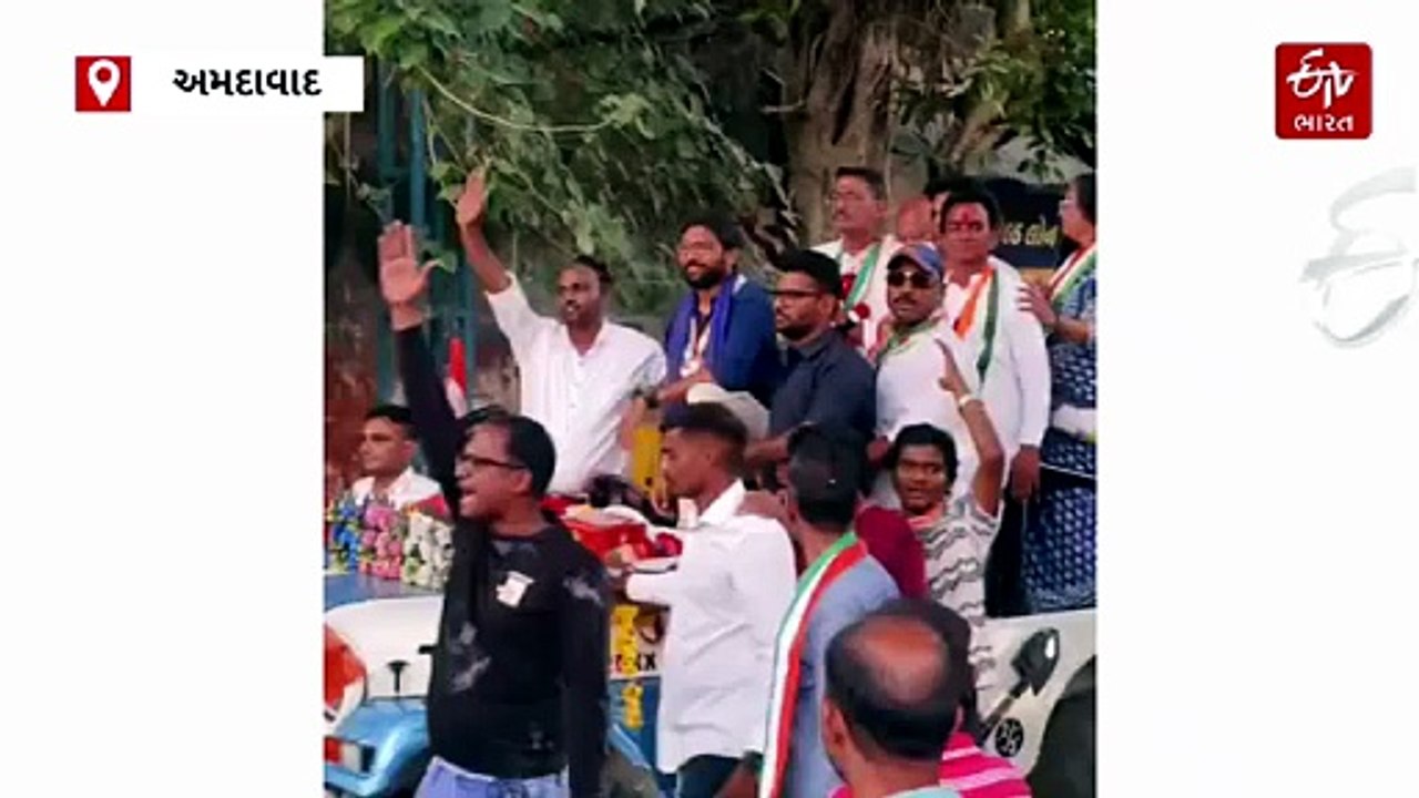 અમદાવાદ કોર્પોરેશન ચૂંટણી 2026: રખિયાલ–સરસપુરમાં જીગ્નેશ મેવાણીની રેલી સામે કાળા ઝંડા સાથે ઉગ્ર વિરોધ