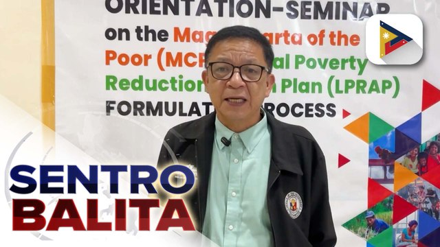Kakayahan ng mga bayan sa Cotabato sa paglaban sa kahirapan, pinaiigting pa ng NAPC | ulat ni Crisver Hinayon - PIA SOCCSKSARGEN