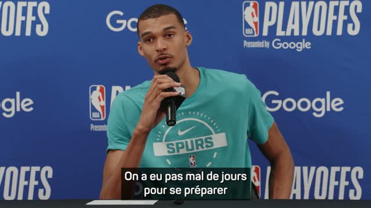 Spurs - Wembanyama : "À mesure que la série avancera, ce sera une bataille de coachs"