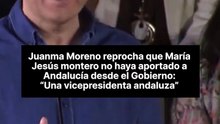 Moreno sobre la gestión de María Jesús Montero “no ha aportado nada a Andalucía”.