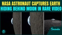 NASA Astronaut CAPTURES ‘Earthset’ on His iPhone From Space | Video Shows Earth SINKING Behind Moon
