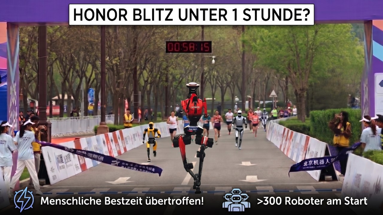 Honor Blitz humanoid setzt neue Bestzeit im Roboter Halbmarathon