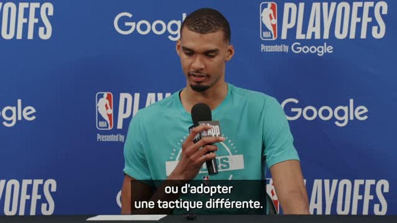 Spurs - Wembanyama : "Nous n'avions aucune raison de changer d'attitude"