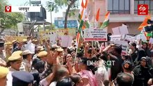 Women Reservation Row : भाजपा मुख्यालय का घेराव करने निकली महिला कांग्रेस कार्यकर्ताओं की पुलिस से धक्का मुक्की