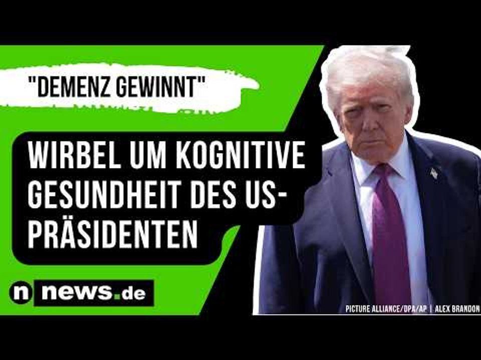 Donald Trump : 'Demenz gewinnt' - Wirbel um kognitive Gesundheit des US-Präsidenten