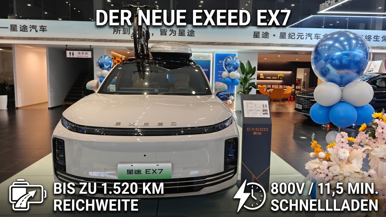 2026 Exeed EX7: Hightech-Innenraum und starke Performance
