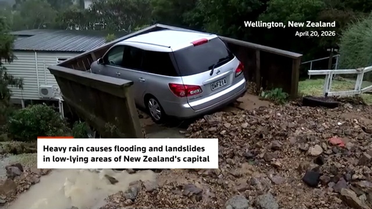 Heavy Rain Triggers Severe Flooding & Landslides in New Zealand’s Capital | Breaking Weather News