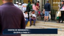 Cientos de inmigrantes ilegales colapsan el registro en Sevilla para regularizar su situación