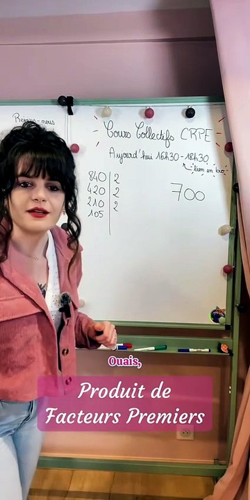 🎥 Décomposition en facteurs premiers – Automatisme 1