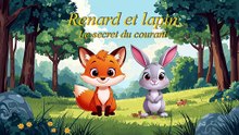 Renard et Lapin 🦊🐰 | Le Secret du Courant 🌊✨ (Dessin animé enfant magique et doux)
