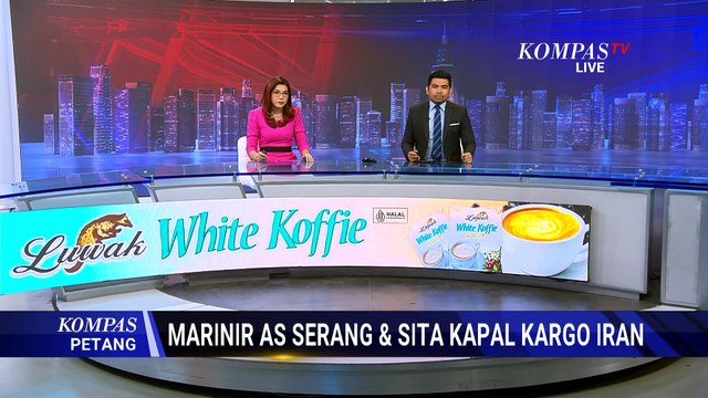AS Rilis Rekaman Aksi Pencegatan dan Penyitaan Kapal Kargo Iran di Teluk Oman | KOMPAS PETANG