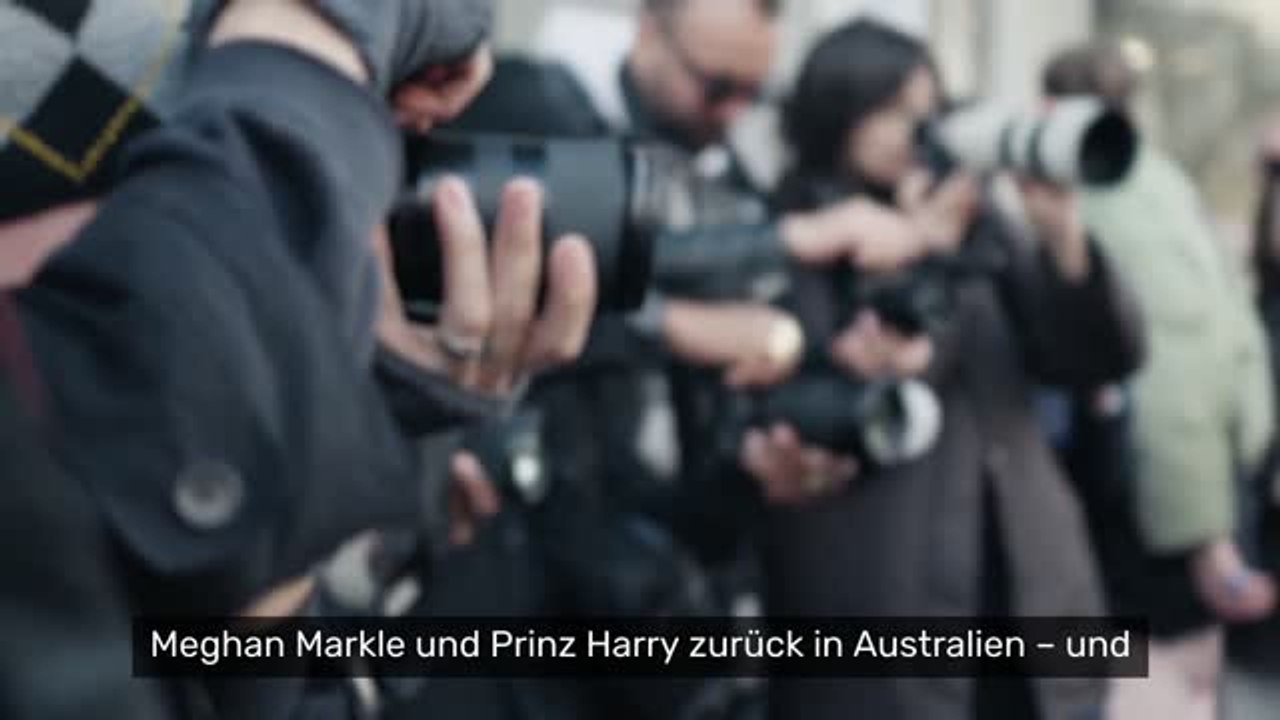 Meghan Markle in Australien: Herzogin Meghan mit den Nerven am Ende - Körpersprache spricht Bände