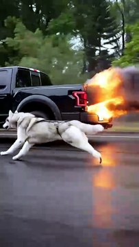 😨🐾 Seconds from Tragedy… Until This Hero Dog Mom Saves Her Puppy and the Driver! 💥➡️❤️