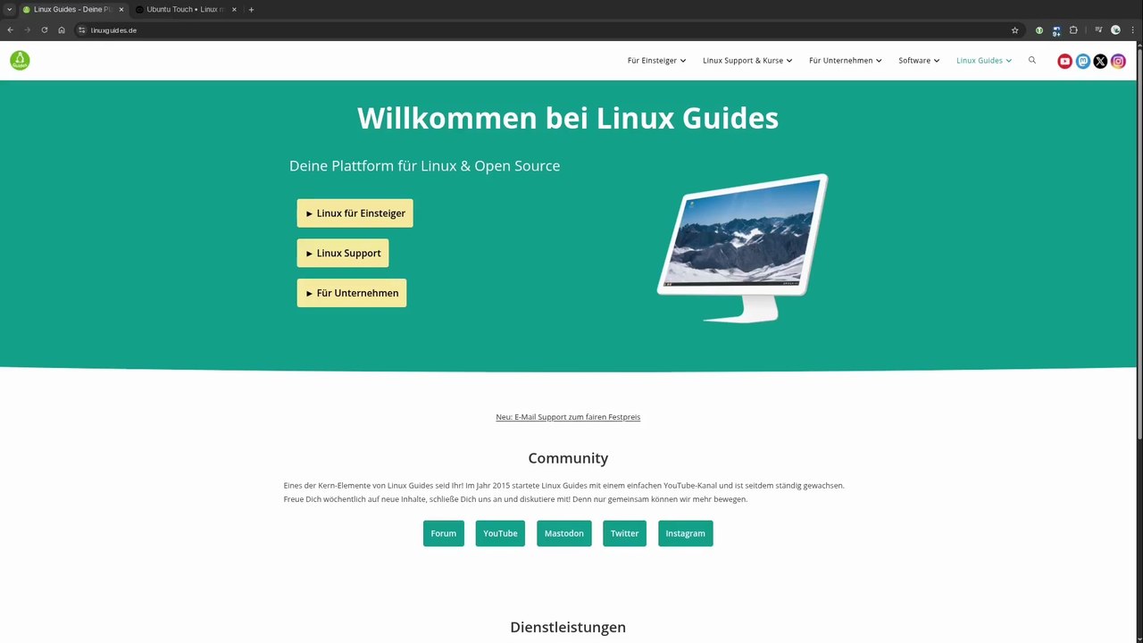 Neues über Ubuntu Touch - Linux auf dem Smartphone! [Ubuntu Touch Vorstellung] 2026