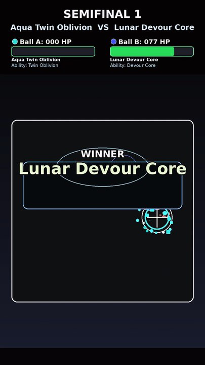 Epic Marble Race: Lunar Devour Core vs Lunar Meteor Skew | AI Physics Battle | Vortex Gauntlet Highlight