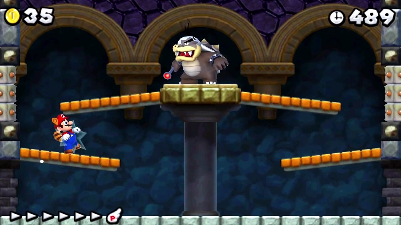 New Super Mario Bros. 2 - Boss Fight - Morton Koopa Jr. (World 4 Castle)
