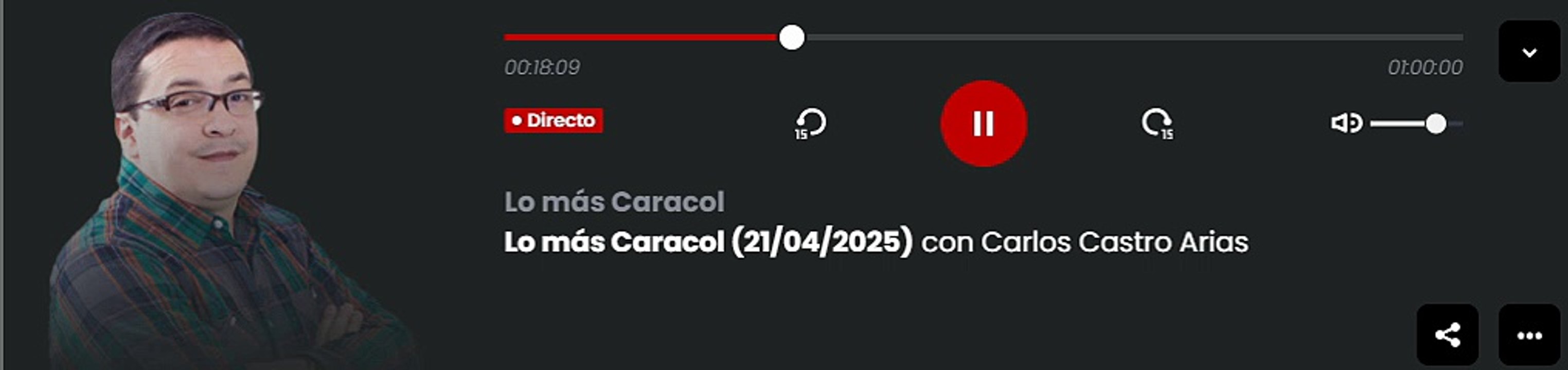 Anuncio de la muerte del papa Francisco en Caracol Radio (abril 21 2025)
