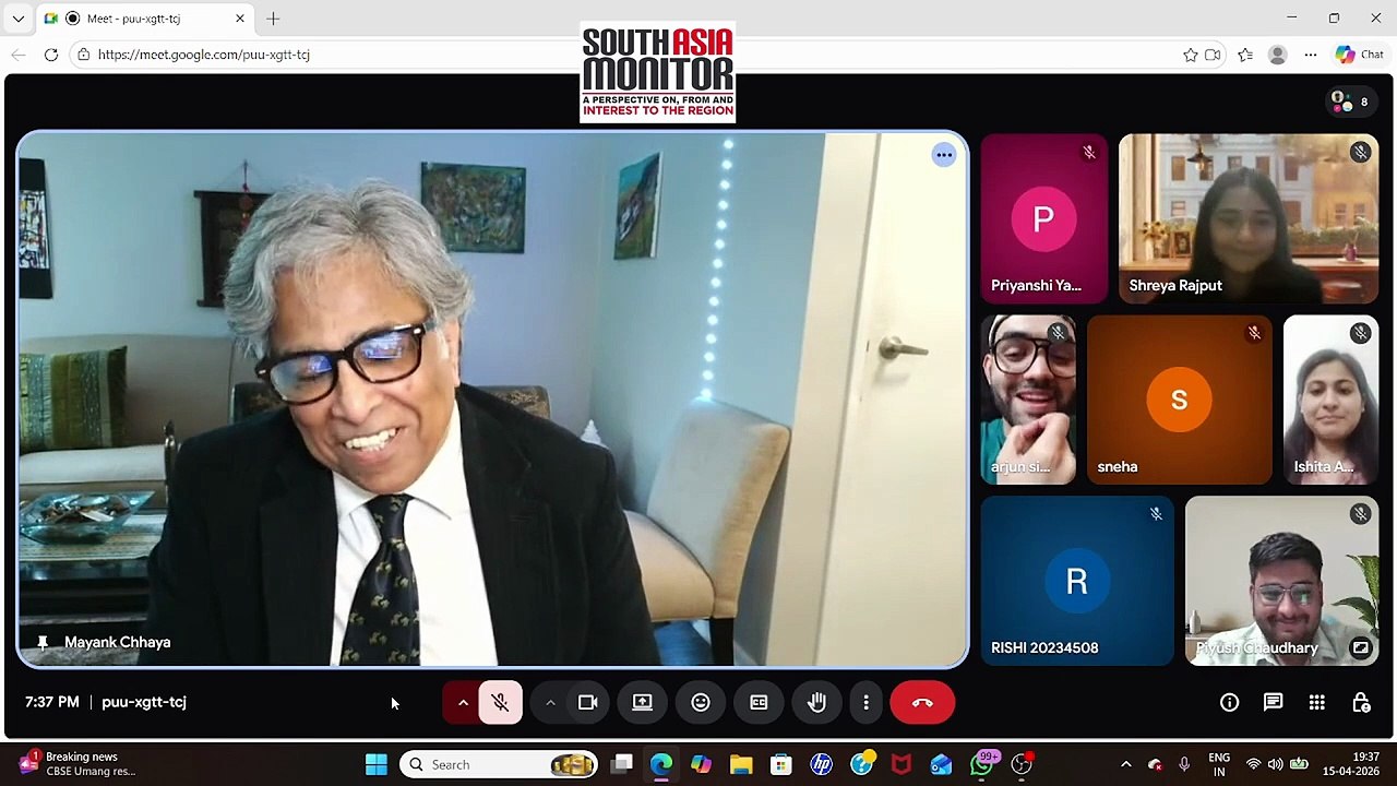 Who Really Shapes the Narrative? SAM Youth Dialogue with Chicago-based journalist-author-filmmaker Mayank Chhaya | SAM Youth Dialogue Episode 1