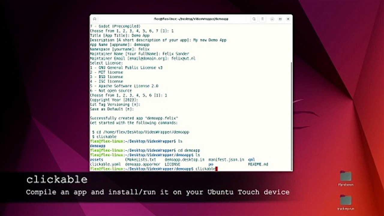 Using Clickable I Ubuntu Touch App Development #1