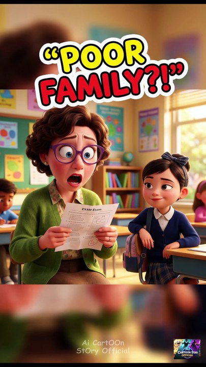 Rich Girl Writes Essay About “Poor Family” 😂 | Funny Animation Story | #shorts #viral #trending