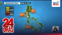 Mas ramdam ang init sa halos buong bansa dahil sa umiiral na easterlies | 24 Oras