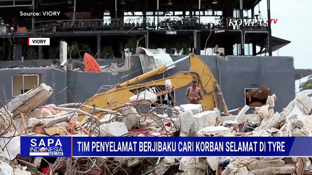 Tim Penyelamat Cari Korban 4 Hari Usai Serangan Udara Israel di Tyre Lebanon | SAPA MALAM