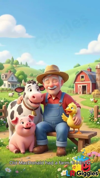 Animal Sounds Song 🐄🦆🐖 | Kids LOVE This Farm Song! 🐄🐖🦆 #shorts