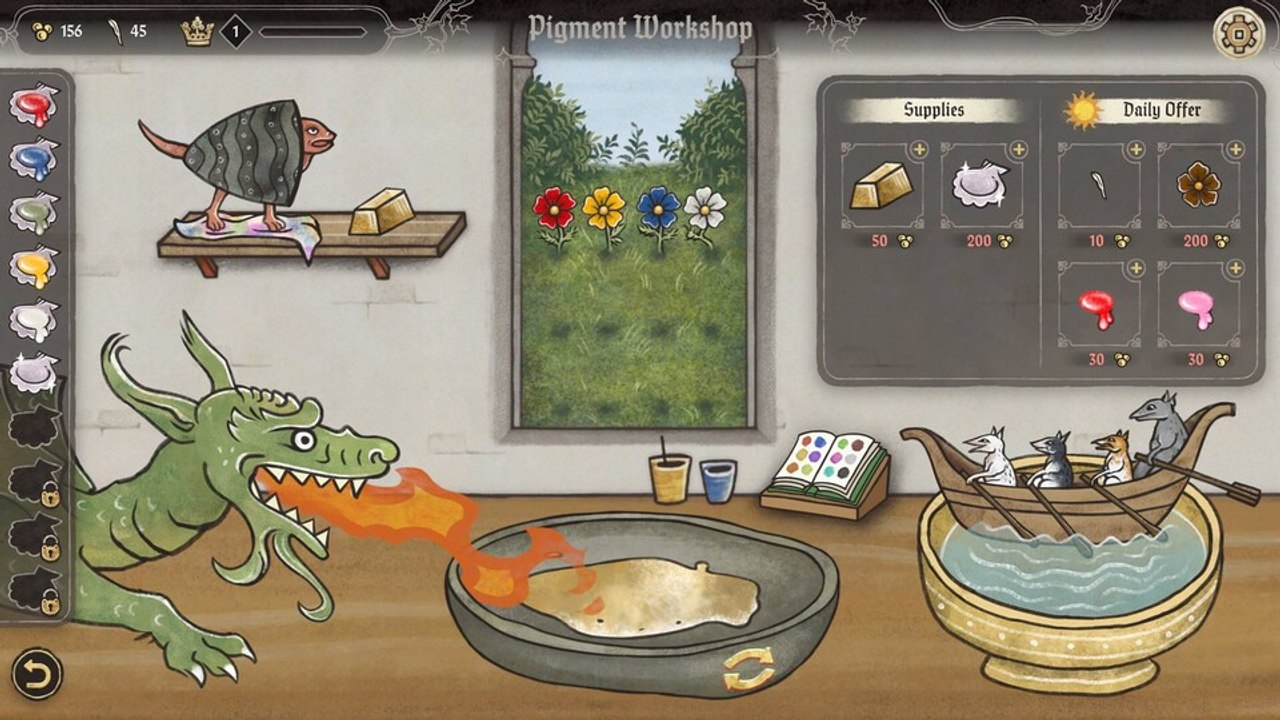 Scriptorium: Master of Manuscripts macht euch zum Künstler im Mittelalter