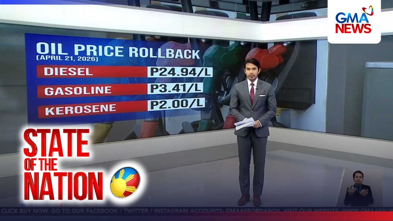 Oil price rollback | SONA
