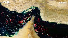 In un video in timelapse il traffico marittimo nello Stretto di Hormuz e nel Golfo dell'Oman
