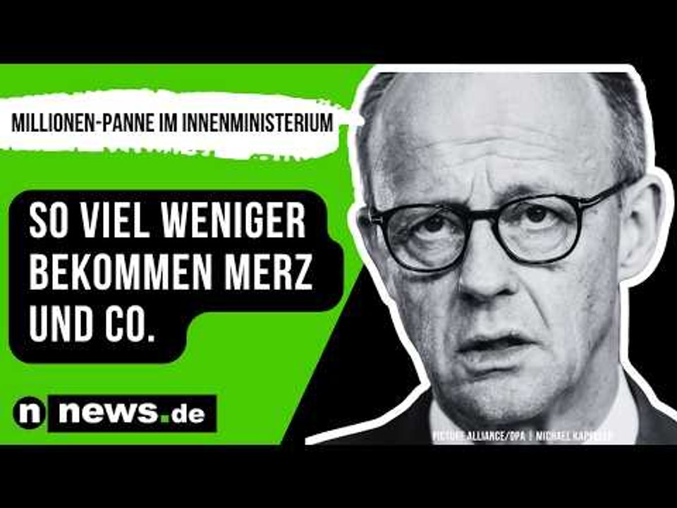 Millionen-Panne: Mega-Gehaltsplus gestrichen – so viel weniger bekommen Merz und Co. nun