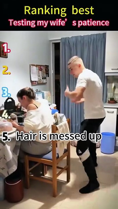 Testing my wife’s patience